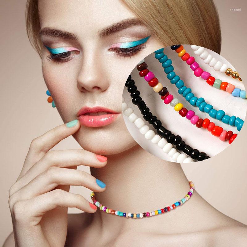 Choker Women Bohemian Summer Chokers 2022 Fashion Multi Seed Beads Strand Short Necklace Lady Kpop Simple Handmade Neck Accessories
Choker Women Bohemian Summer Chokers 2022 Fashion Multi Seed Beads Strand Short Necklace Lady Kpop Simple Handmade Neck Accessories