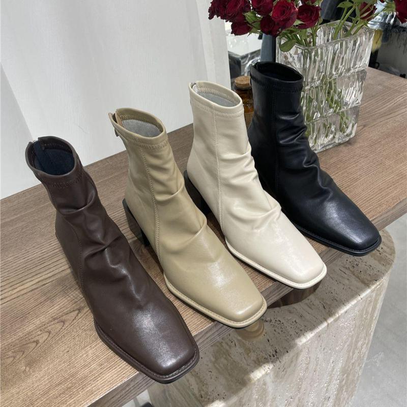 Boots Square Toe Women Ankle 2023 Arrivals Black Brown Beige Khaki Flat Mid Heels Back Zipper Winter Botas 35-39
Boots Square Toe Women Ankle 2023 Arrivals Black Brown Beige Khaki Flat Mid Heels Back Zipper Winter Botas 35-39