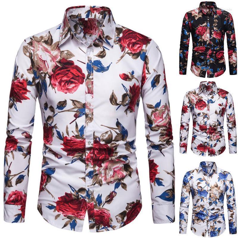 Men's Casual Shirts Men's Shirt Floral Printed Man Hawaiian For Men Vintage Clothes Long Sleeve Turn Down Collar Male Bloouse, Red
Men's Casual Shirts Men's Shirt Floral Printed Man Hawaiian For Men Vintage Clothes Long Sleeve Turn Down Collar Male Bloouse, Red