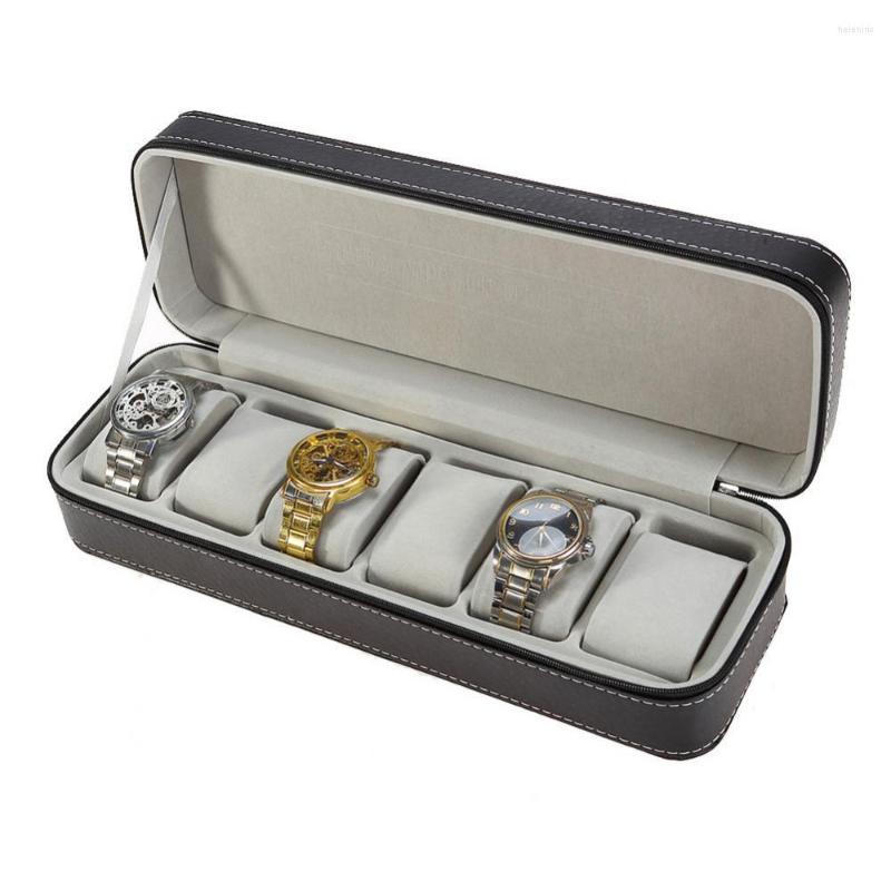 Watch Boxes 40% 6-Grid Faux Leather Box Jewelry Bracelet Storage Organizer Display Holder
Watch Boxes 40% 6-Grid Faux Leather Box Jewelry Bracelet Storage Organizer Display Holder
