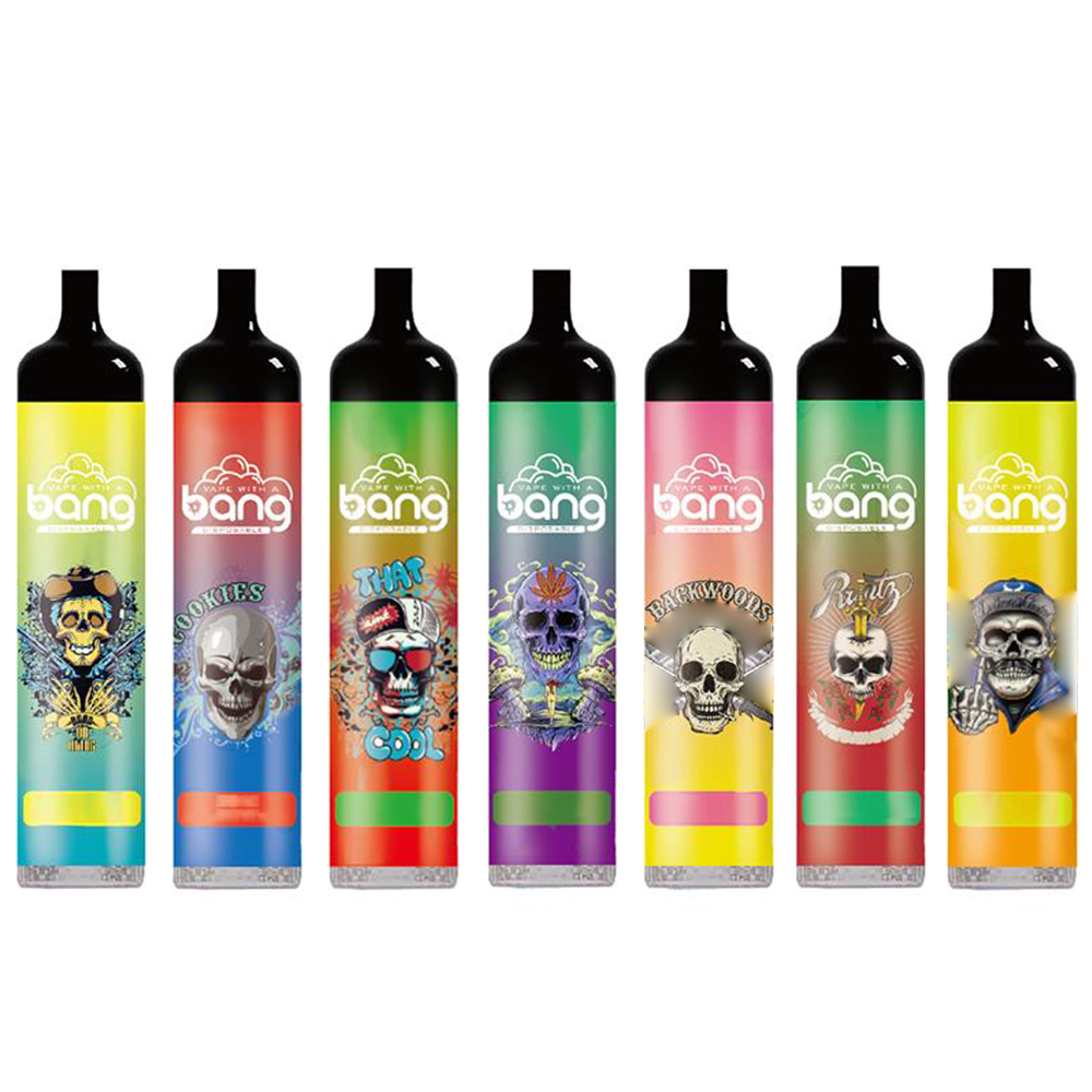 Bang 6000 Puffs Disposable E cigarettes 850mAh Rechargeable Battery Vaporizer 14ml Pre Filled Mesh Coil Pods Cartridge vape vs puff 2800 1600 800 elf 1500 5000 7000
Bang 6000 Puffs Disposable E cigarettes 850mAh Rechargeable Battery Vaporizer 14ml Pre Filled Mesh Coil Pods Cartridge vape vs puff 2800 1600 800 elf 1500 5000 7000