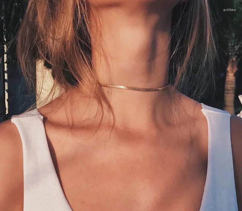 Choker European And American Clavicle Chain Sexy Necklace Gold Simple Fashion Short Necklaces For Women 2022
Choker European And American Clavicle Chain Sexy Necklace Gold Simple Fashion Short Necklaces For Women 2022