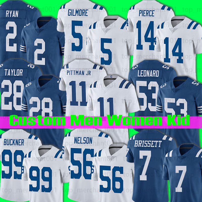 CUSTOM Matt Ryan Jonathan Taylor Football Jersey Indianapolis''Colts''Michael Pittman Deon Jackson Alec Pierce Parris Campbell Kylen Granson, Custom kid jersey
CUSTOM Matt Ryan Jonathan Taylor Football Jersey Indianapolis''Colts''Michael Pittman Deon Jackson Alec Pierce Parris Campbell Kylen Granson, Custom kid jersey