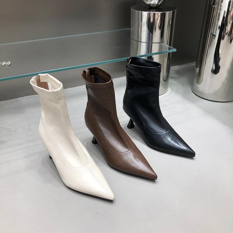 Boots Pointed Toe Women Ankle 2022 Arrivals Fashoin Party Pumps Thin High Heels White Brown Black Stretch Shoes Sock Booties
Boots Pointed Toe Women Ankle 2022 Arrivals Fashoin Party Pumps Thin High Heels White Brown Black Stretch Shoes Sock Booties