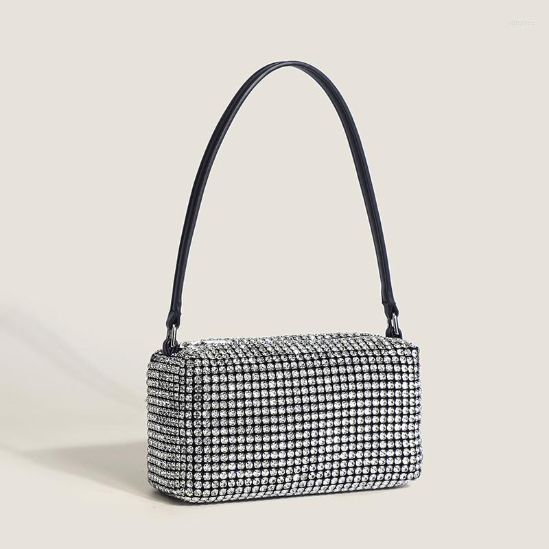 Evening Bags HIGH QUALITY Diamond Shoulder Bag Single Messenger Women's Chain Clause Armpit Women Luxury Handbags, Black
Evening Bags HIGH QUALITY Diamond Shoulder Bag Single Messenger Women's Chain Clause Armpit Women Luxury Handbags, Black