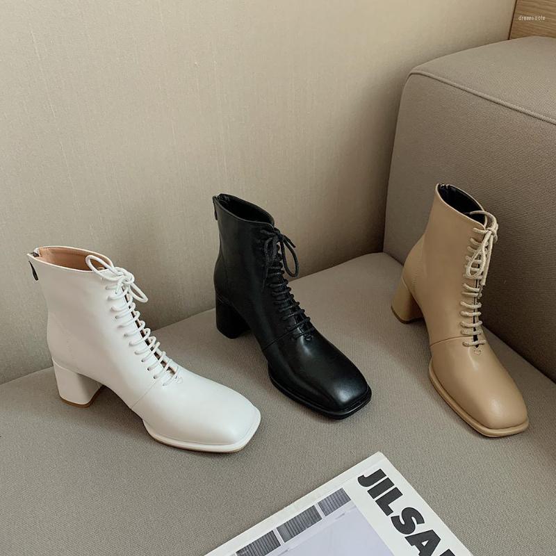 Boots Square Toe Women Ankle Cross Tied 2022 Arrivals White Khaki Black Back Zipper Mid Heels Fashion Pumps Size 39
Boots Square Toe Women Ankle Cross Tied 2022 Arrivals White Khaki Black Back Zipper Mid Heels Fashion Pumps Size 39
