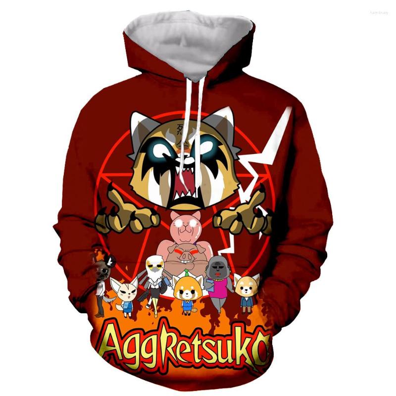 Men' Hoodies Aggretsuko Funny Fashion Long Sleeves 3D Print Zipper/Hoodies/Sweatshirts/Jacket/Men/women Drop, 19
Men' Hoodies Aggretsuko Funny Fashion Long Sleeves 3D Print Zipper/Hoodies/Sweatshirts/Jacket/Men/women Drop, 19