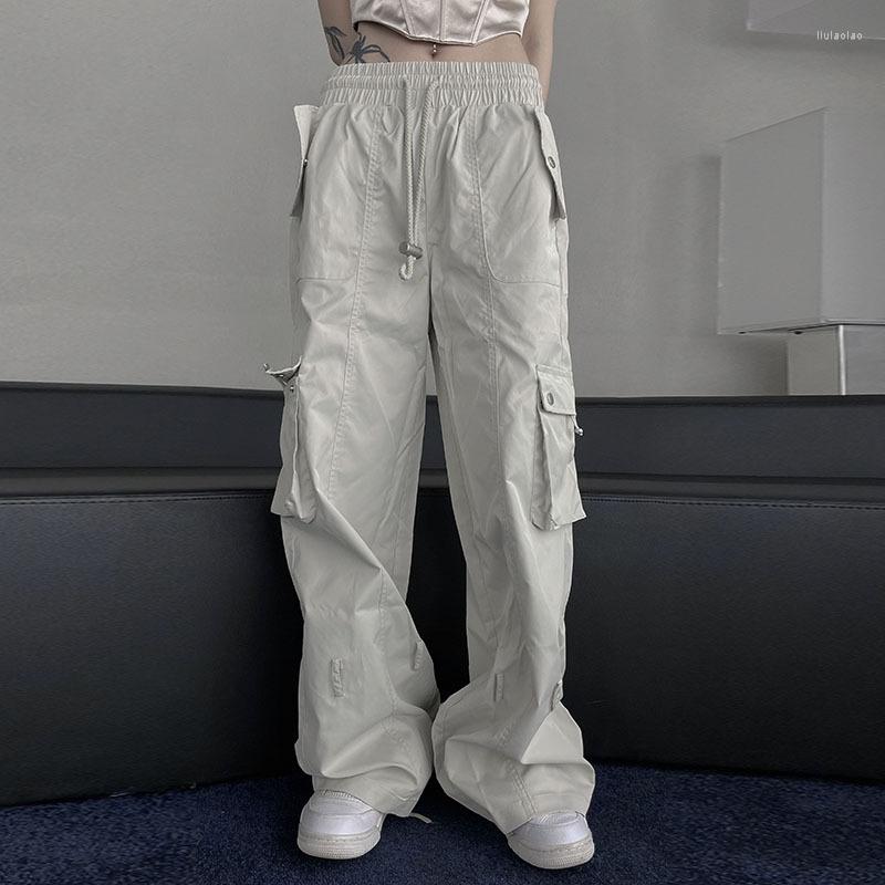 Women' Pants Vintage Cargo Baggy Jeans Women Fashion 90s Streetwear Pockets Overalls Grey High Waist Loose Y2k Denim Trousers, Gray
Women' Pants Vintage Cargo Baggy Jeans Women Fashion 90s Streetwear Pockets Overalls Grey High Waist Loose Y2k Denim Trousers, Gray