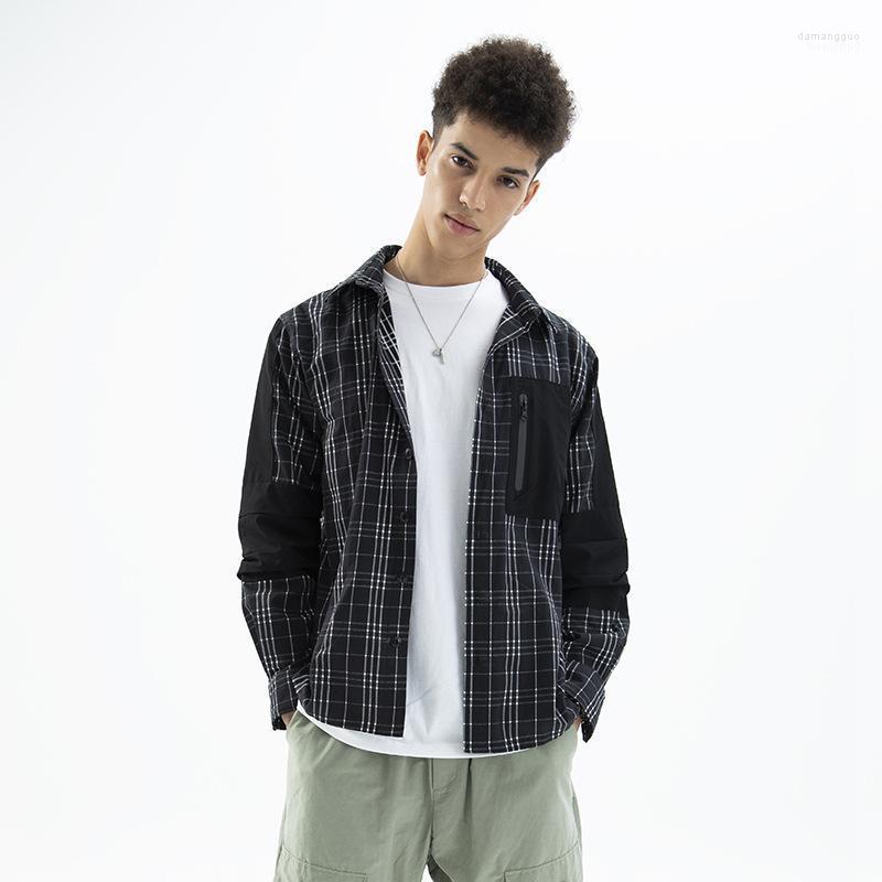 Men's Casual Shirts Men's Men Clothing 2022 Tide Brand Plus Size Shirt Stitching Long-sleeved Plaid Camisas Para Hombre, Blue grid
Men's Casual Shirts Men's Men Clothing 2022 Tide Brand Plus Size Shirt Stitching Long-sleeved Plaid Camisas Para Hombre, Blue grid