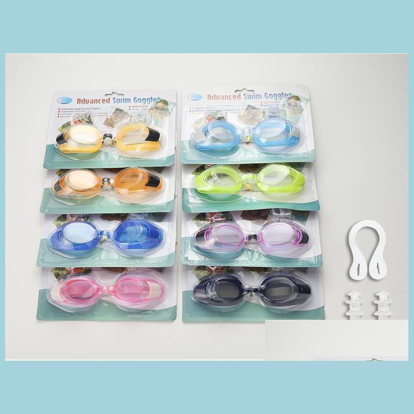 Goggles New Anti-Fog Swimming With Nose Clip Earplugs Glasses For Adts And Children General Flat Swim Drop Delivery 2 Otoma
Goggles New Anti-Fog Swimming With Nose Clip Earplugs Glasses For Adts And Children General Flat Swim Drop Delivery 2 Otoma