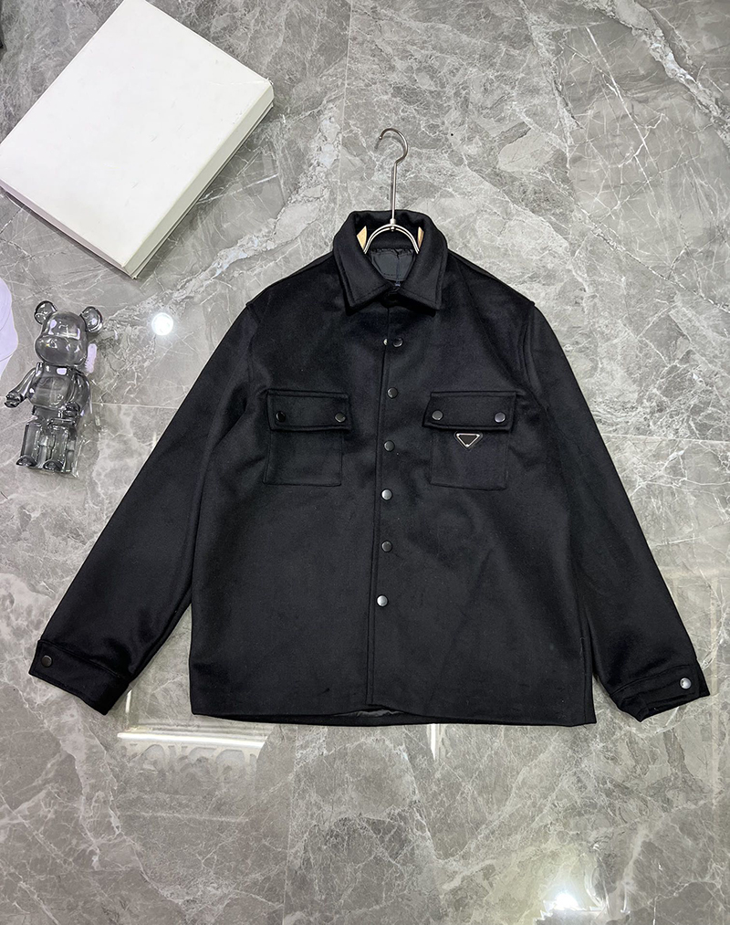 New Men's Cashmere Fabric Shirt Jacket Luxury Brand Design Comfortable Autumn Winter Coat, Black
New Men's Cashmere Fabric Shirt Jacket Luxury Brand Design Comfortable Autumn Winter Coat, Black