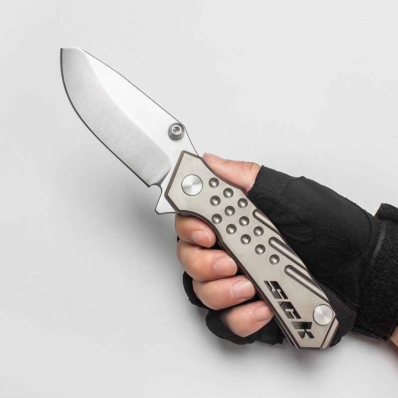 Heavy Folding Knife Rogue Shark SCK Tactical Hunting Outdoor Equipment Thickened Strong S35VN Blade Titanium Handle Practical EDC Custom Survival Tools
Heavy Folding Knife Rogue Shark SCK Tactical Hunting Outdoor Equipment Thickened Strong S35VN Blade Titanium Handle Practical EDC Custom Survival Tools