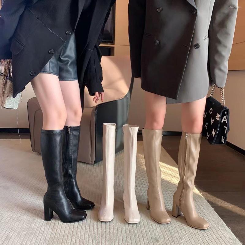 Boots Black Beige Khaki Women Knee High Heels Side Zipper Platform Knight Booties Winter Party Pumps Dress Shoes Woman Size 39
Boots Black Beige Khaki Women Knee High Heels Side Zipper Platform Knight Booties Winter Party Pumps Dress Shoes Woman Size 39