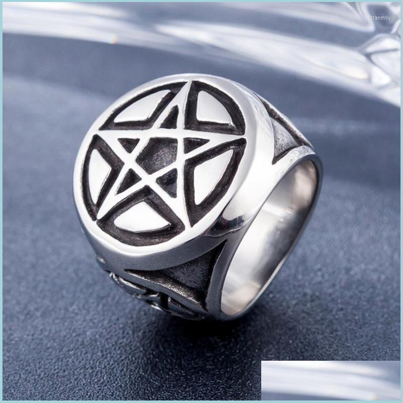 Cluster Rings Cluster Rings Vintage Mysterious Magic Pentagram Ring Mens High Quality Metal Amet Jewelrycluster Brit22 Drop Delivery Dhguv
Cluster Rings Cluster Rings Vintage Mysterious Magic Pentagram Ring Mens High Quality Metal Amet Jewelrycluster Brit22 Drop Delivery Dhguv