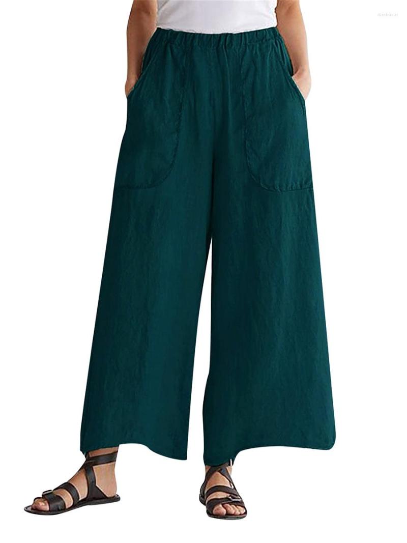 Women' Pants Women Wide Leg Linen Mid Waist Solid Color Loose Palazzo Lounge Daily Beachwear, Black
Women' Pants Women Wide Leg Linen Mid Waist Solid Color Loose Palazzo Lounge Daily Beachwear, Black