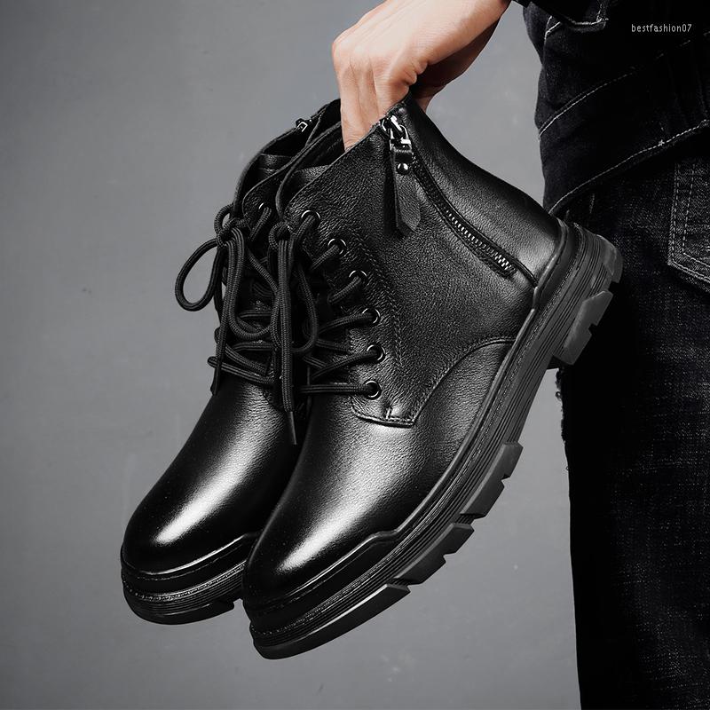 Boots Military Warm Men's Winter Genuine Leather Side Zipper Rubber Snow Men Retro Quality Motocross Big Size, Black-no fur
Boots Military Warm Men's Winter Genuine Leather Side Zipper Rubber Snow Men Retro Quality Motocross Big Size, Black-no fur