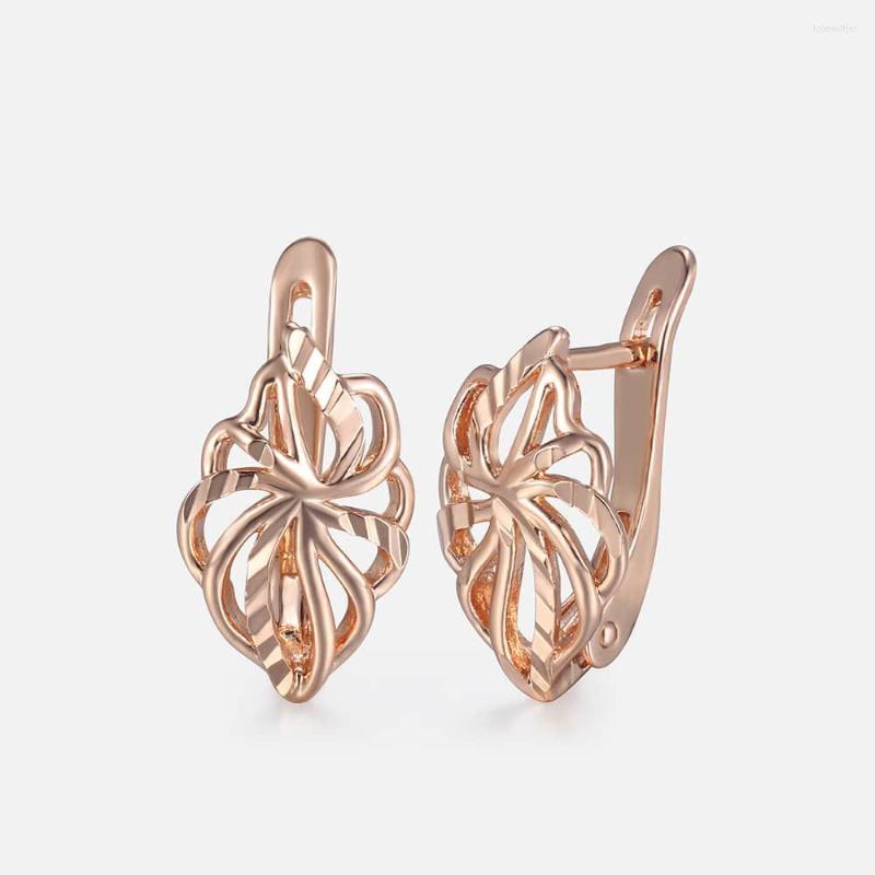 Stud Earrings Cut Out Leaf For Women Girls 585 Rose Gold Color Women's Party Wedding Jewelry Gifts GE164
Stud Earrings Cut Out Leaf For Women Girls 585 Rose Gold Color Women's Party Wedding Jewelry Gifts GE164