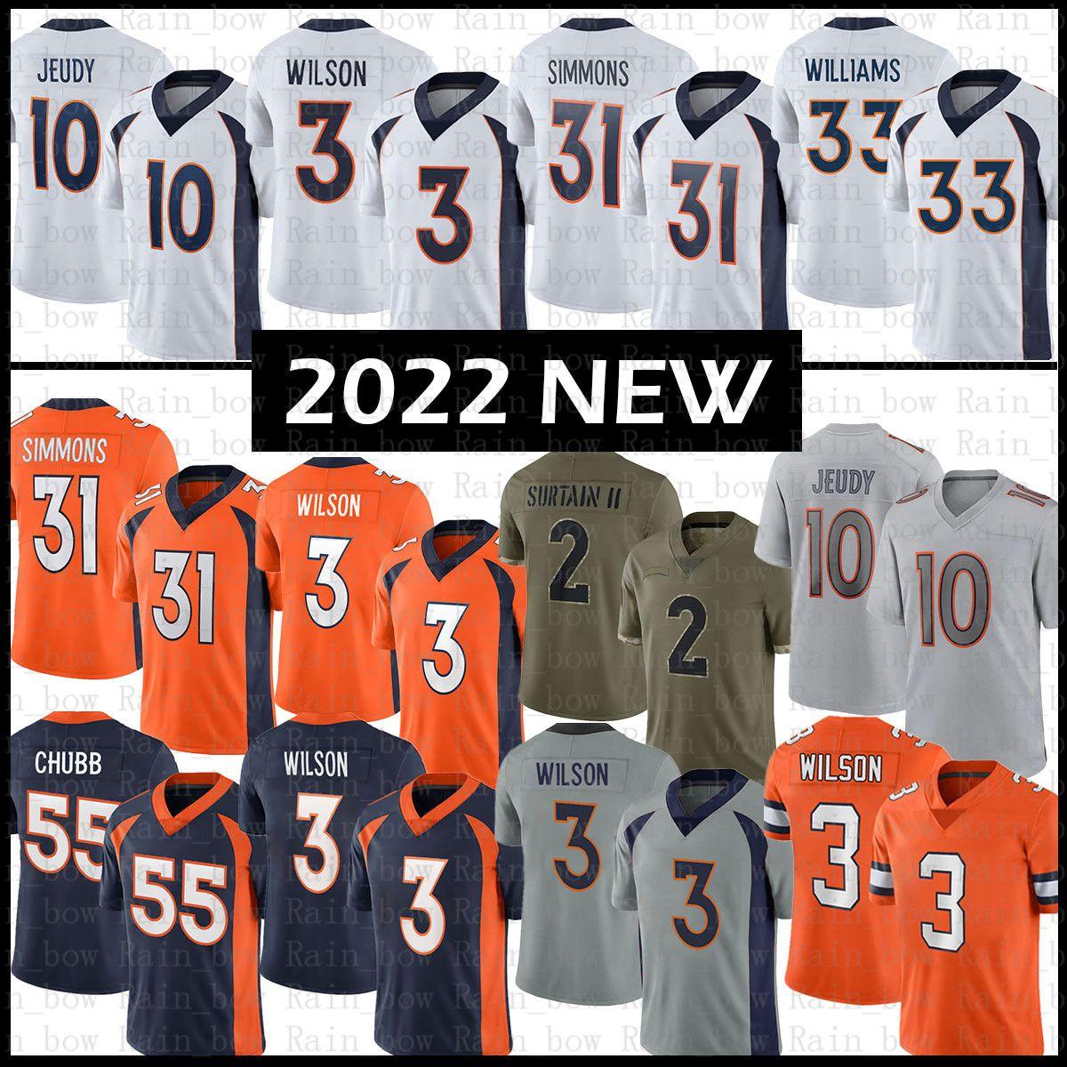CUSTOM CUSTOM Russell Wilson Football Jersey Patrick Surtain II Justin Simmons Jerry Jeudy Andrew Beck John Elway Brandon McManus Quinn Mein, Women size s-xxl(ym)
CUSTOM CUSTOM Russell Wilson Football Jersey Patrick Surtain II Justin Simmons Jerry Jeudy Andrew Beck John Elway Brandon McManus Quinn Mein, Women size s-xxl(ym)