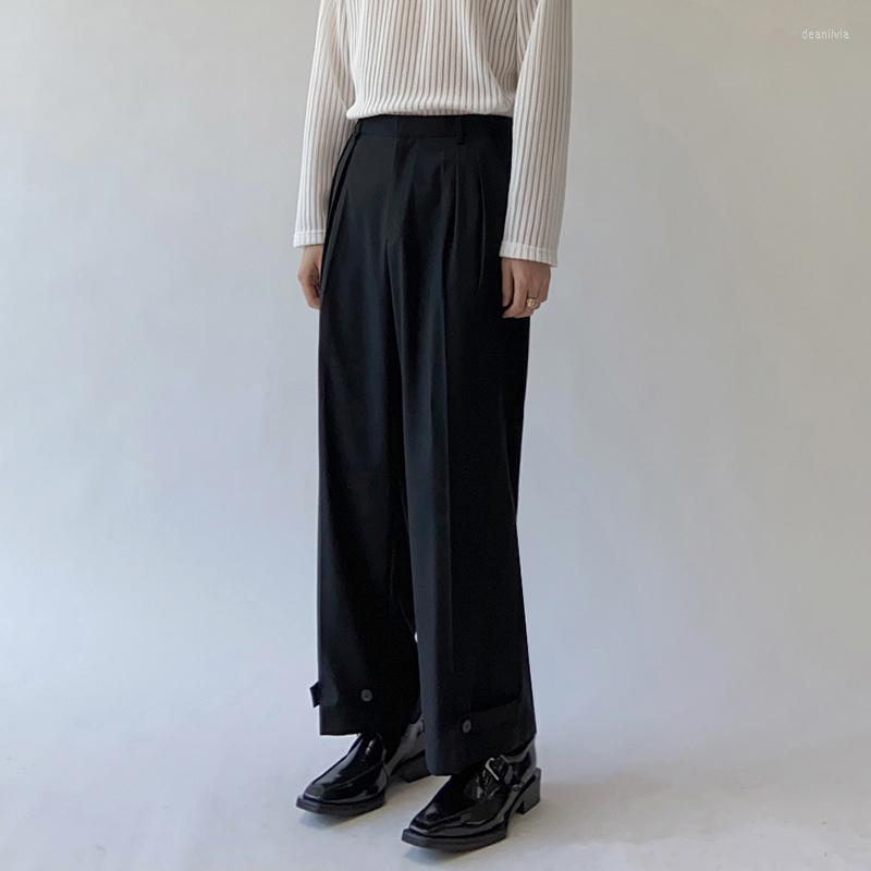 Men's Suits Spring 2022 Trousers Men's Straight Tube Loose Drop Korean Fashion Wide Leg Casual Elegant Tide Black Suit Pants 2D0337
Men's Suits Spring 2022 Trousers Men's Straight Tube Loose Drop Korean Fashion Wide Leg Casual Elegant Tide Black Suit Pants 2D0337