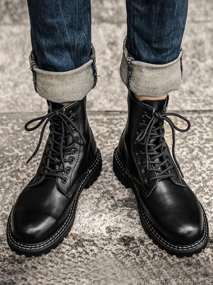 Boots YIGER Couple Large Size Men Casual Lace Up Shoes Man Motorcycle Black Four Seasons Tide Desert, Black with fur
Boots YIGER Couple Large Size Men Casual Lace Up Shoes Man Motorcycle Black Four Seasons Tide Desert, Black with fur