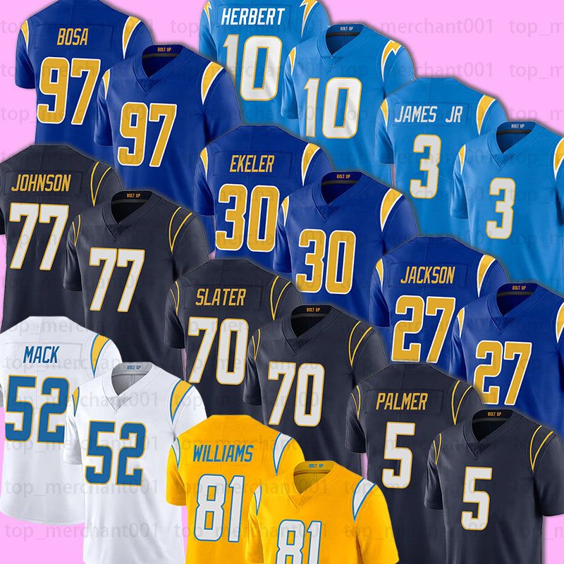 CUSTOM 10 Justin Herbert Football Jersey 3 Derwin James Jr Los Angeles''Chargers''Khalil Mack JC Jackson Joey Bosa 13 Keenan Allen 30 Austin, Custom men jersey
CUSTOM 10 Justin Herbert Football Jersey 3 Derwin James Jr Los Angeles''Chargers''Khalil Mack JC Jackson Joey Bosa 13 Keenan Allen 30 Austin, Custom men jersey