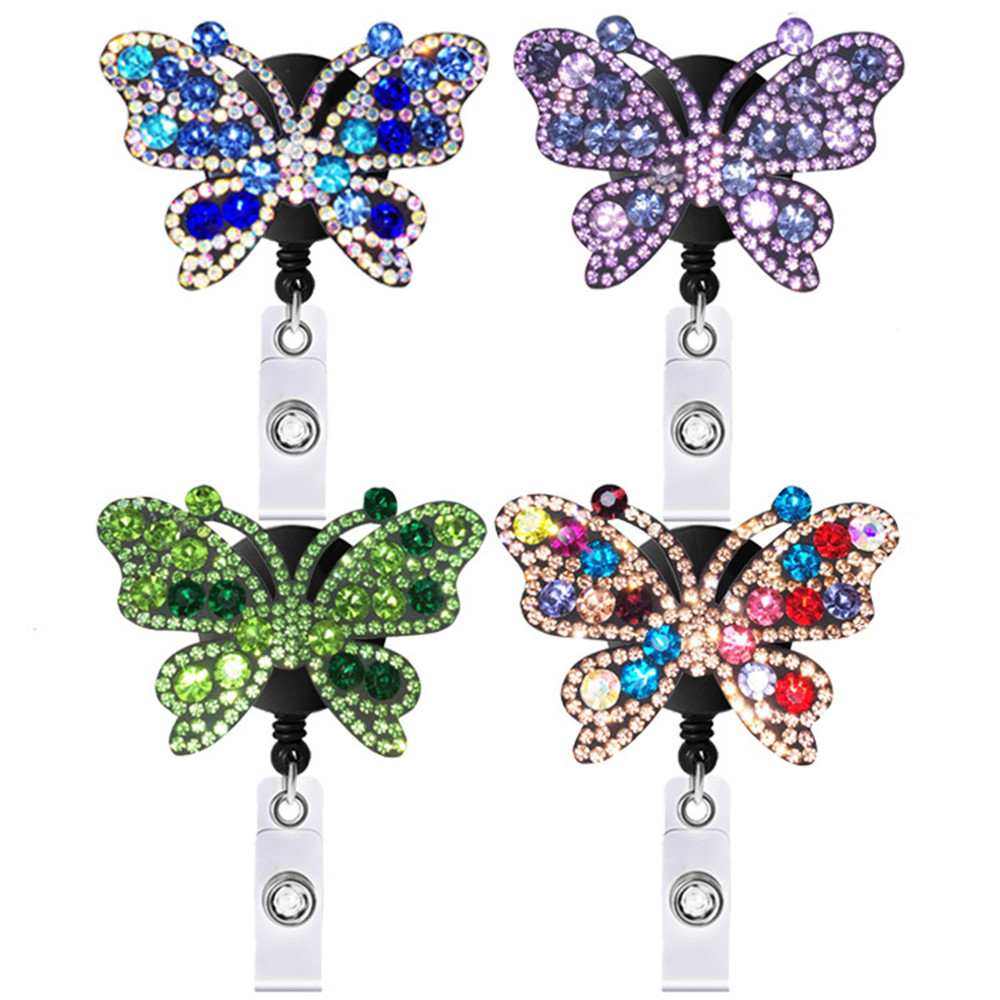 Key Rings Fashion Cute Creative Badge Clip Butterfly Retractable Nurse Reel Holder Students Doctor Id Card Drop Delivery 2022 Smta0
Key Rings Fashion Cute Creative Badge Clip Butterfly Retractable Nurse Reel Holder Students Doctor Id Card Drop Delivery 2022 Smta0