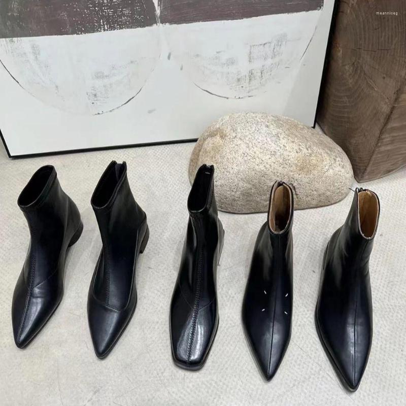 Boots Black Women Ankle Pointed Toe Winter Party Flat Botas Back Zipper Soli Color Ladies Sock Stretch Shoes Size 35-39, Black 1
Boots Black Women Ankle Pointed Toe Winter Party Flat Botas Back Zipper Soli Color Ladies Sock Stretch Shoes Size 35-39, Black 1