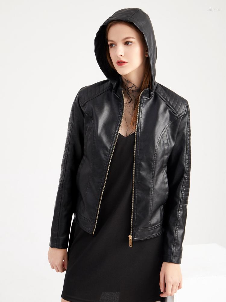 Women' Leather Fashion Long Sleeve Black Fleece Hooded Jacket Women 2022 Autumn Winter Casual Warm Short Coats High Street Jackets, Beige
Women' Leather Fashion Long Sleeve Black Fleece Hooded Jacket Women 2022 Autumn Winter Casual Warm Short Coats High Street Jackets, Beige