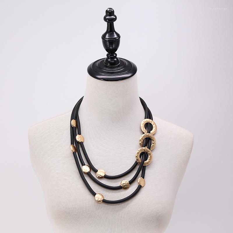 Choker Fashion Women Gold Black Silicone Rubber Layered Big Chunky Statement Boho Necklace Collar Mujer Colar Feminino Ketting Jewelry
Choker Fashion Women Gold Black Silicone Rubber Layered Big Chunky Statement Boho Necklace Collar Mujer Colar Feminino Ketting Jewelry