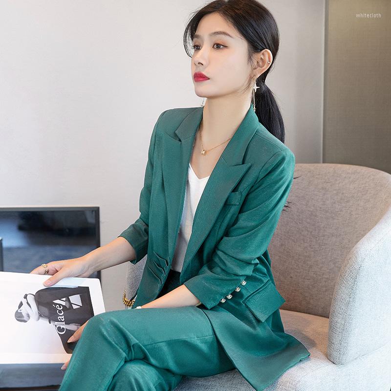 Women' Two Piece Pants Korean CloSpring Autumn Formal OL Styles Long Sleeve Chiffon Blouses And Shirts Novelty Blue Office Ladies Work Wear, Coat and trousers
Women' Two Piece Pants Korean CloSpring Autumn Formal OL Styles Long Sleeve Chiffon Blouses And Shirts Novelty Blue Office Ladies Work Wear, Coat and trousers