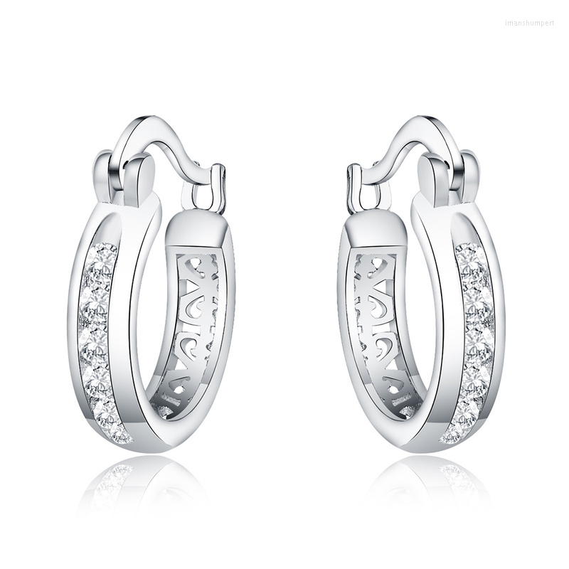 Hoop Earrings 925 Sterling Silver 18MM Zircon Red/Purple/Gold/White/Green For Women Fashion Wedding Gift Jewelry
Hoop Earrings 925 Sterling Silver 18MM Zircon Red/Purple/Gold/White/Green For Women Fashion Wedding Gift Jewelry