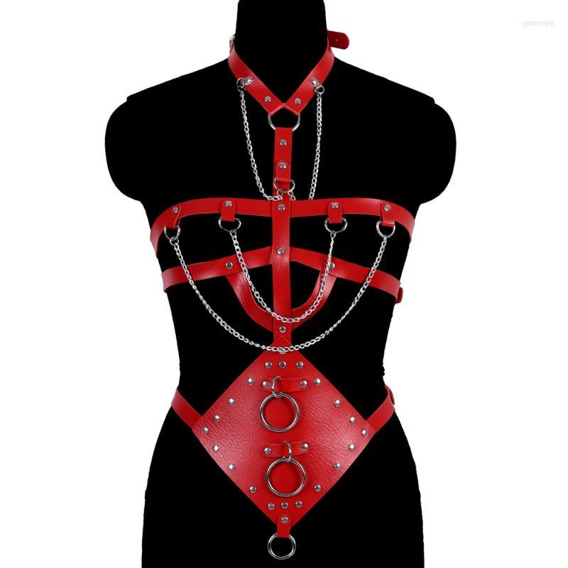 Bustiers & Corsets Women O-Ring Bondage Goth Lingerie Leather Harness Garter Belt Top Harnss Body Cage Open Chest Bra Adjust Punk HarnessBus, Red
Bustiers & Corsets Women O-Ring Bondage Goth Lingerie Leather Harness Garter Belt Top Harnss Body Cage Open Chest Bra Adjust Punk HarnessBus, Red