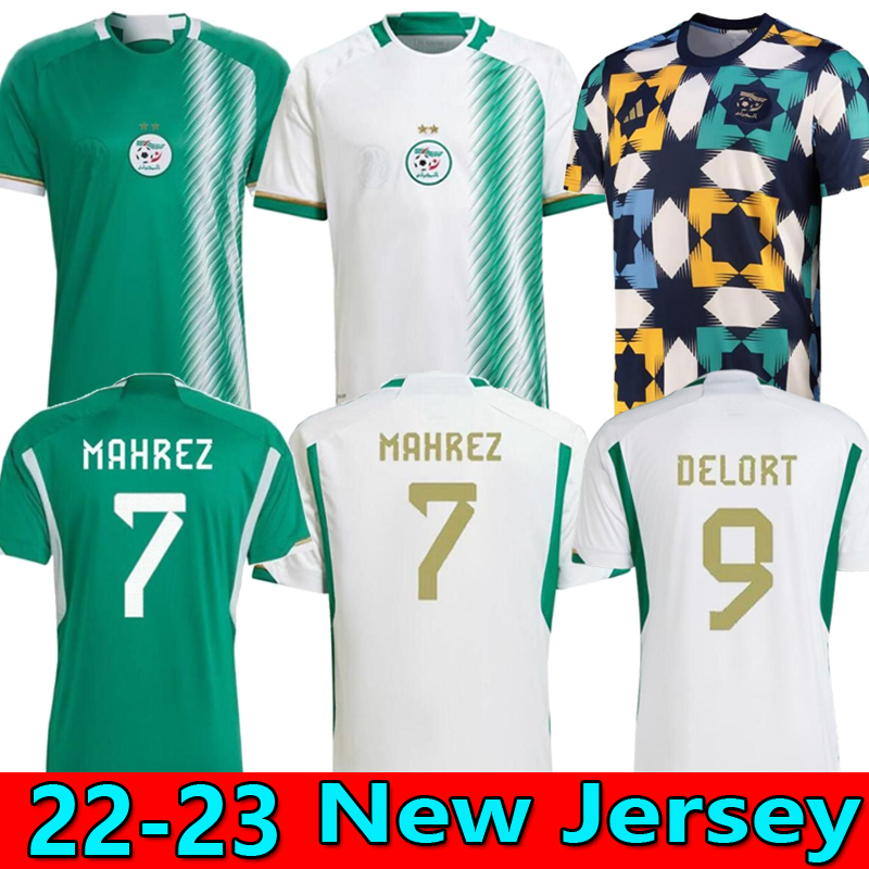 Algerie Soccer Jersey MAHREZ Fans 2023 Home Away BOUNEDJAH FEGHOULI BENNACER ATAL 22 23 Algeria Maillot de foot Algeria men kids kit football shirt
Algerie Soccer Jersey MAHREZ Fans 2023 Home Away BOUNEDJAH FEGHOULI BENNACER ATAL 22 23 Algeria Maillot de foot Algeria men kids kit football shirt