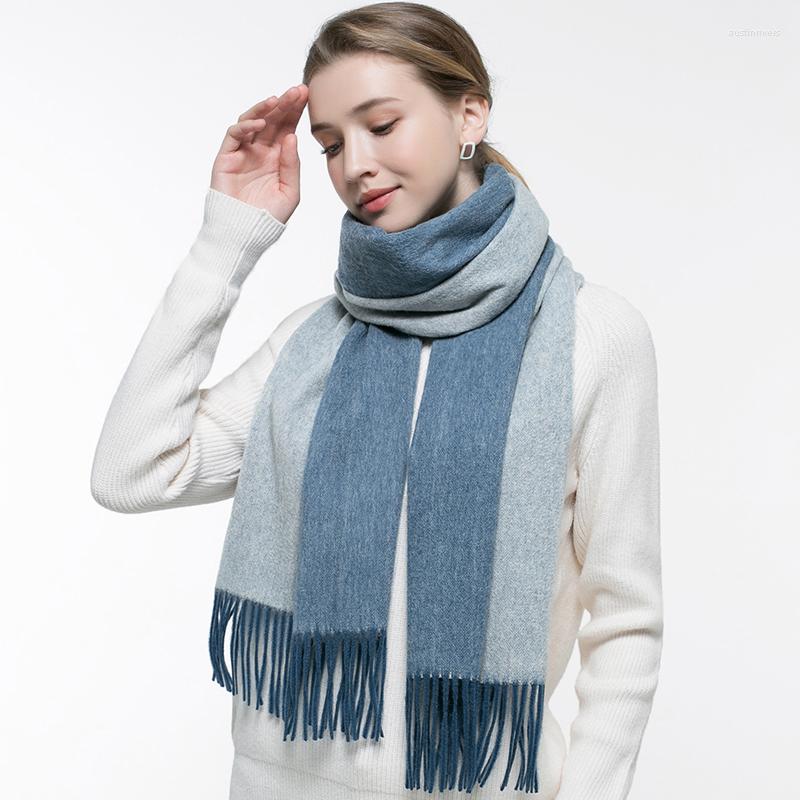 Scarves Women Pure Wool Winter Tassel Solid Blue Wrap Brand Warm Long Echarpe Warps For Ladies Shawls Pashmina
Scarves Women Pure Wool Winter Tassel Solid Blue Wrap Brand Warm Long Echarpe Warps For Ladies Shawls Pashmina
