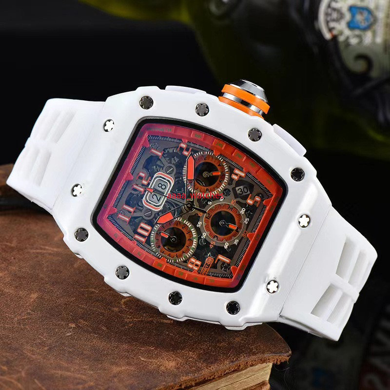 2023 A 6-pins Automatic date watch limited edition men's watch top brand luxury full-featured quartz watch silicone strap, Box
2023 A 6-pins Automatic date watch limited edition men's watch top brand luxury full-featured quartz watch silicone strap, Box