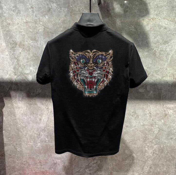Men's Polos Summer 2022 Rhinestones Polo Shirts Men Brand Short Sleeve Fashion Streetwear Slim Plus Size 4XL, As show
Men's Polos Summer 2022 Rhinestones Polo Shirts Men Brand Short Sleeve Fashion Streetwear Slim Plus Size 4XL, As show