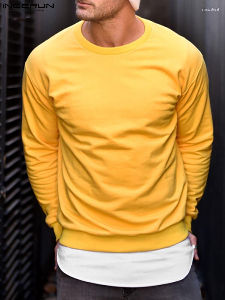 Men' Hoodies INCERUN Tops Men Casual Sweatshirts Patchwork O-Neck Long Sleeve Autumn Streetwear Fashion 2022 Leisure Pullovers -5XL, Black
Men' Hoodies INCERUN Tops Men Casual Sweatshirts Patchwork O-Neck Long Sleeve Autumn Streetwear Fashion 2022 Leisure Pullovers -5XL, Black