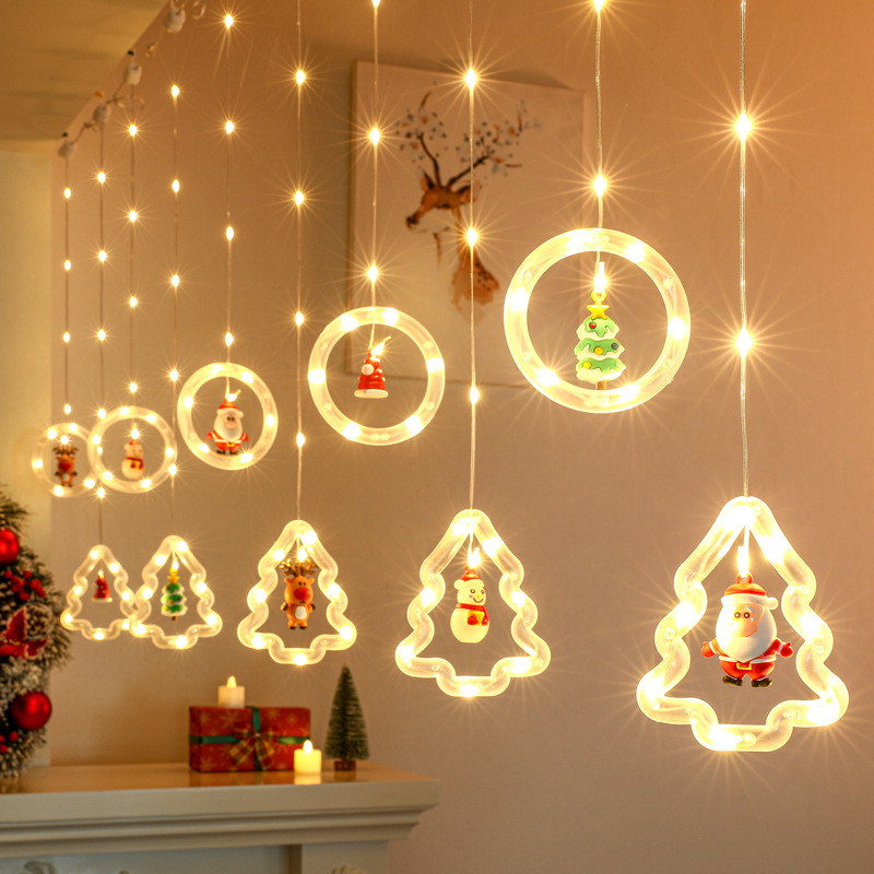 Christmas Decoration Lights Led Curtain String Light Usb 8 Function Remote Control Star Add Snowflake Flakes Birthday Wedding Home Garden Mall Party Decor
Christmas Decoration Lights Led Curtain String Light Usb 8 Function Remote Control Star Add Snowflake Flakes Birthday Wedding Home Garden Mall Party Decor