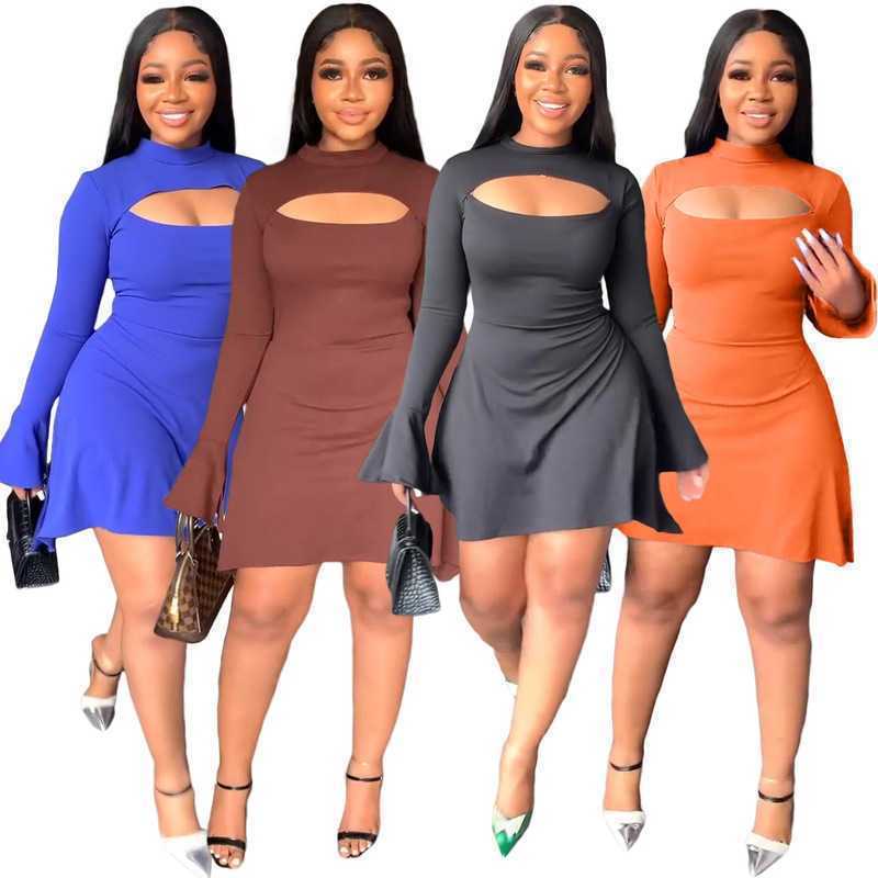 Women' Casual Designer Dress Fashion Round Neck Long Sleeve Split Solid Color Bodycon Party Dresses For Women, Blue
Women' Casual Designer Dress Fashion Round Neck Long Sleeve Split Solid Color Bodycon Party Dresses For Women, Blue