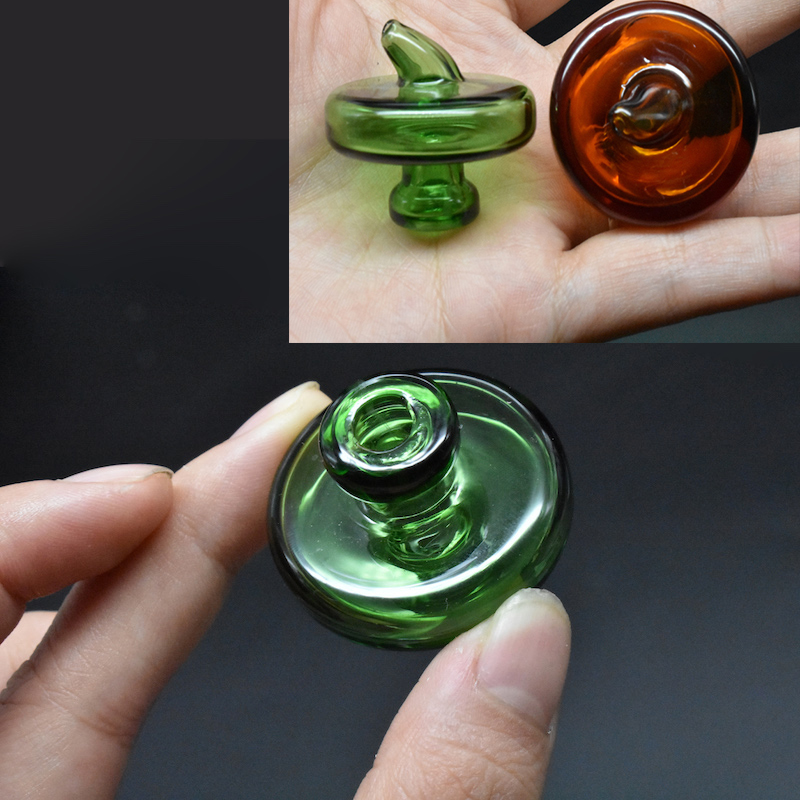 Wholesale Colorful Big 35mm OD Universal UFO Glass Bubble Carb Cap for 2mm 3mm 4mm 5mm Thick Double Quartz Banger Nail water Glass oil rig Bongs
Wholesale Colorful Big 35mm OD Universal UFO Glass Bubble Carb Cap for 2mm 3mm 4mm 5mm Thick Double Quartz Banger Nail water Glass oil rig Bongs
