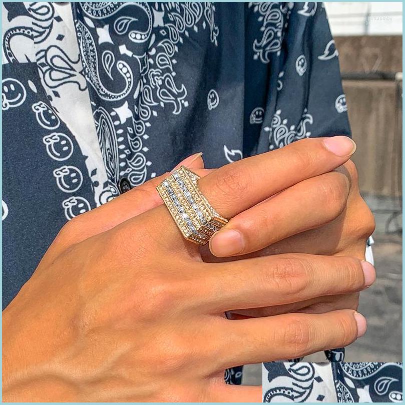 

Cluster Rings Cluster Rings Ingesight Z Fashion Fl Iced Out Rhinestones Crystal Hip Hop Geometric Knuckle Finger For Men 2022 Jewelr Dhsqb