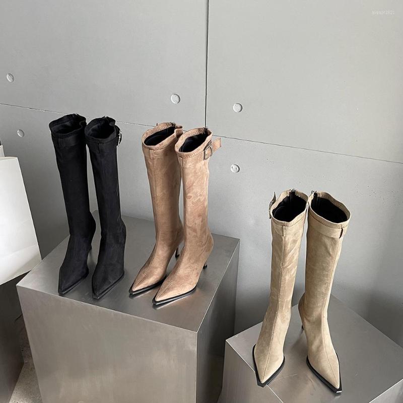 Boots Pointed Toe Women Knee High Sock Booties Fashion 2022 Autumn Winter Stretch Shoes Back Zipper Thin Heels Dress, Black
Boots Pointed Toe Women Knee High Sock Booties Fashion 2022 Autumn Winter Stretch Shoes Back Zipper Thin Heels Dress, Black
