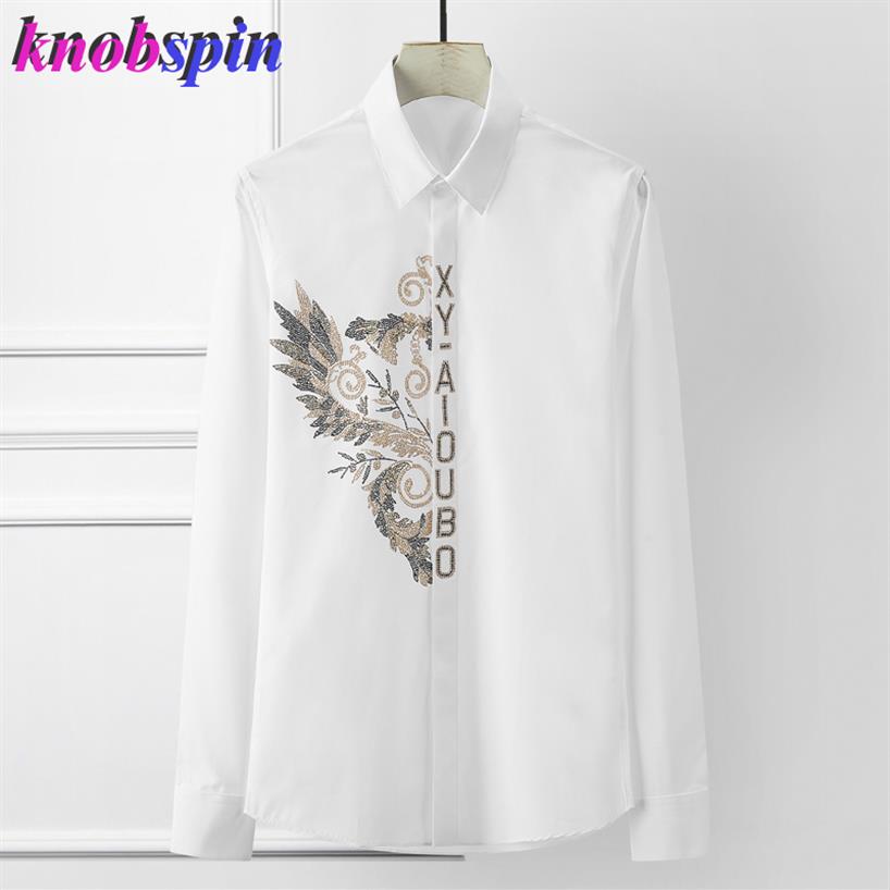 Luxury Beading Men Shirt Brand quality Long sleeve Clothes male Casual Slim Business male Dress shirts 2019 Plus size Camisas181u, Black
Luxury Beading Men Shirt Brand quality Long sleeve Clothes male Casual Slim Business male Dress shirts 2019 Plus size Camisas181u, Black