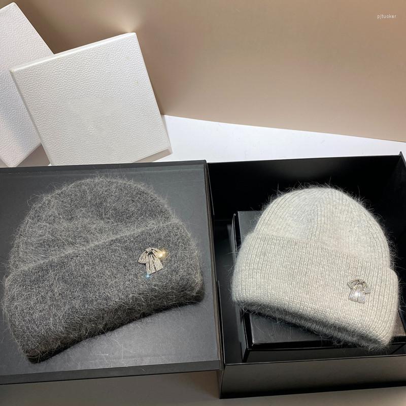 Beanies Warm Knitted Wool Hat Rhinestone Bow Winter Hair Soft Waxy Ear Protection Fashionable Women's MX1051, White
Beanies Warm Knitted Wool Hat Rhinestone Bow Winter Hair Soft Waxy Ear Protection Fashionable Women's MX1051, White