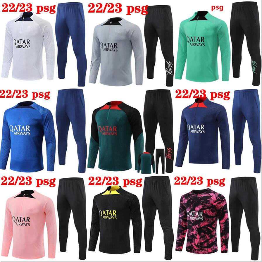 22 23 psgs tracksuit 2022 2023 MBAPPE MESSIS kids and men training suit long sleeve Football soccer Jersey kit uniform chandal adult boys
22 23 psgs tracksuit 2022 2023 MBAPPE MESSIS kids and men training suit long sleeve Football soccer Jersey kit uniform chandal adult boys