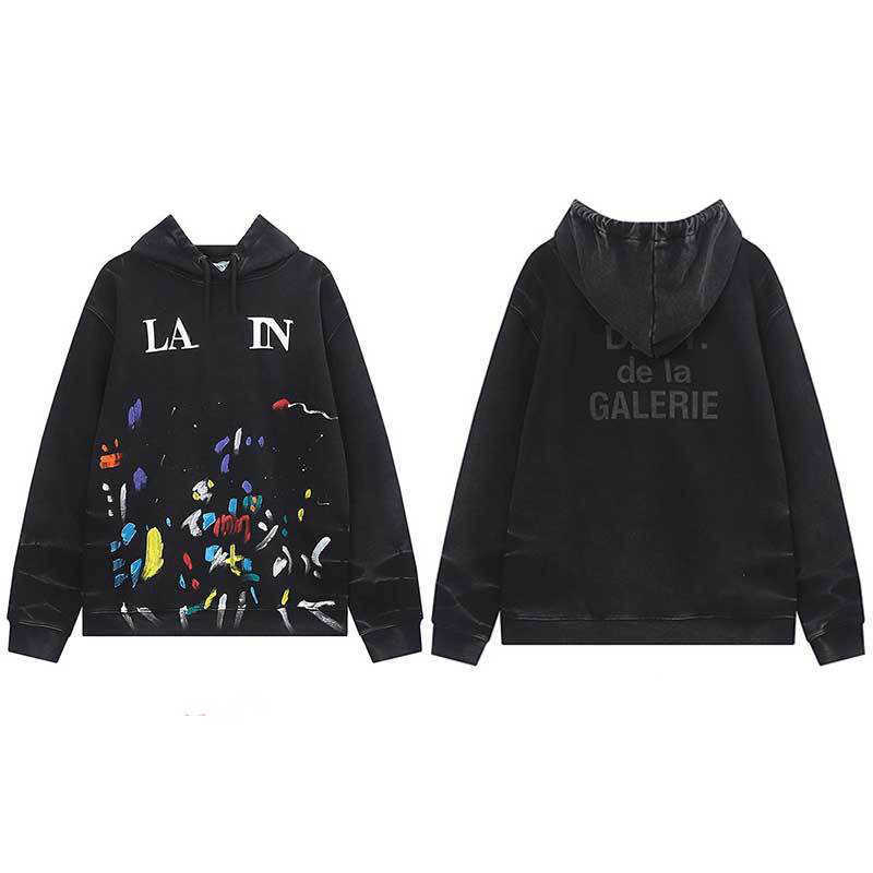 Designer Luxury Lanvins Classic Hoodie Embroidery Splash Ink Letter Speckle Print Distressed Men's of ma'amlovers Hoodie
Designer Luxury Lanvins Classic Hoodie Embroidery Splash Ink Letter Speckle Print Distressed Men's of ma'amlovers Hoodie