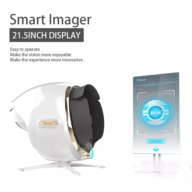 Skin Diagnosis System 21.5 Inch Touch Screen 3D Magic Mirror face Analyzer machine for Full Skin Tester Facial skin camera analysis CE approval
Skin Diagnosis System 21.5 Inch Touch Screen 3D Magic Mirror face Analyzer machine for Full Skin Tester Facial skin camera analysis CE approval