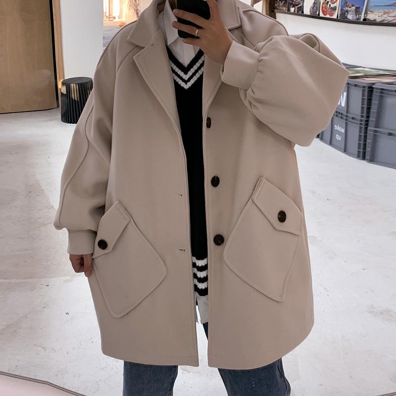 Men's Wool Autumn Winter Mid-length Woolen Coat Men Warm Fashion Casual Oversized Korean Loose Jacket Mens Overcoat, Black
Men's Wool Autumn Winter Mid-length Woolen Coat Men Warm Fashion Casual Oversized Korean Loose Jacket Mens Overcoat, Black
