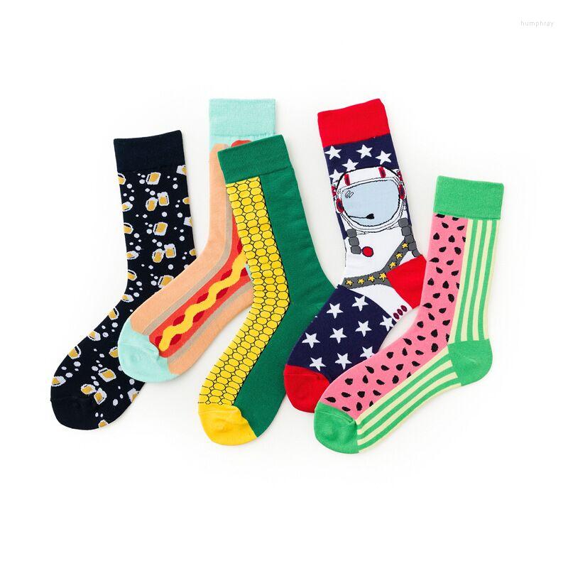 Men's Socks European And American Product Personality Tide Brand Creative Corn Watermelon Food Cotton, Black
Men's Socks European And American Product Personality Tide Brand Creative Corn Watermelon Food Cotton, Black