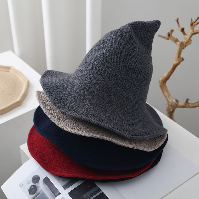 Halloween hat witch magic witch cap wool knitting witch fashion hats, Blue
Halloween hat witch magic witch cap wool knitting witch fashion hats, Blue